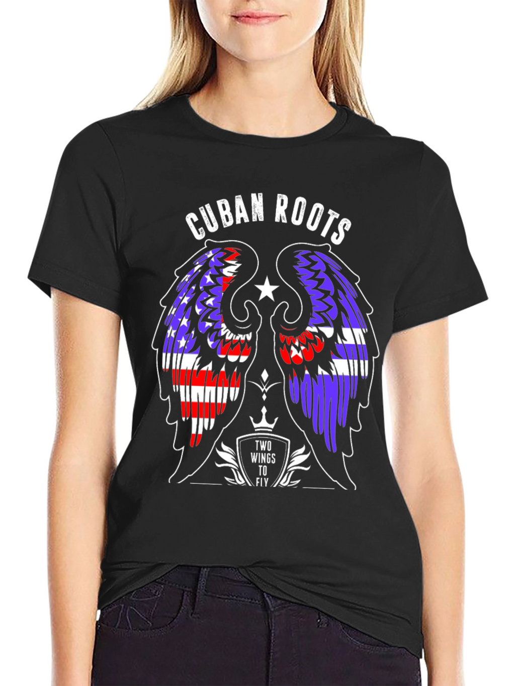 Cuban Roots Wings T-Shirt - Fly High in Style!