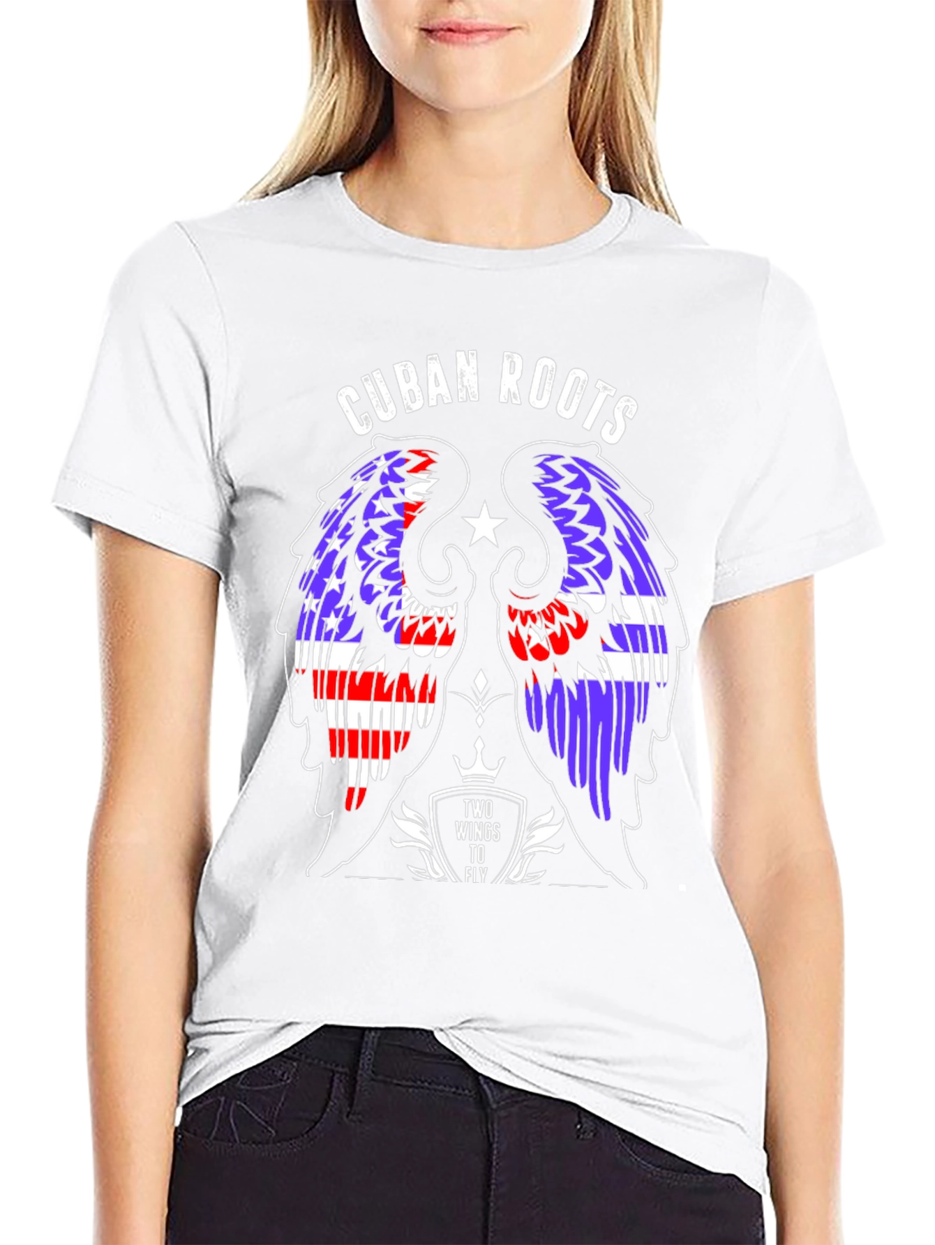 Cuban Roots Wings T-Shirt - Fly High in Style!