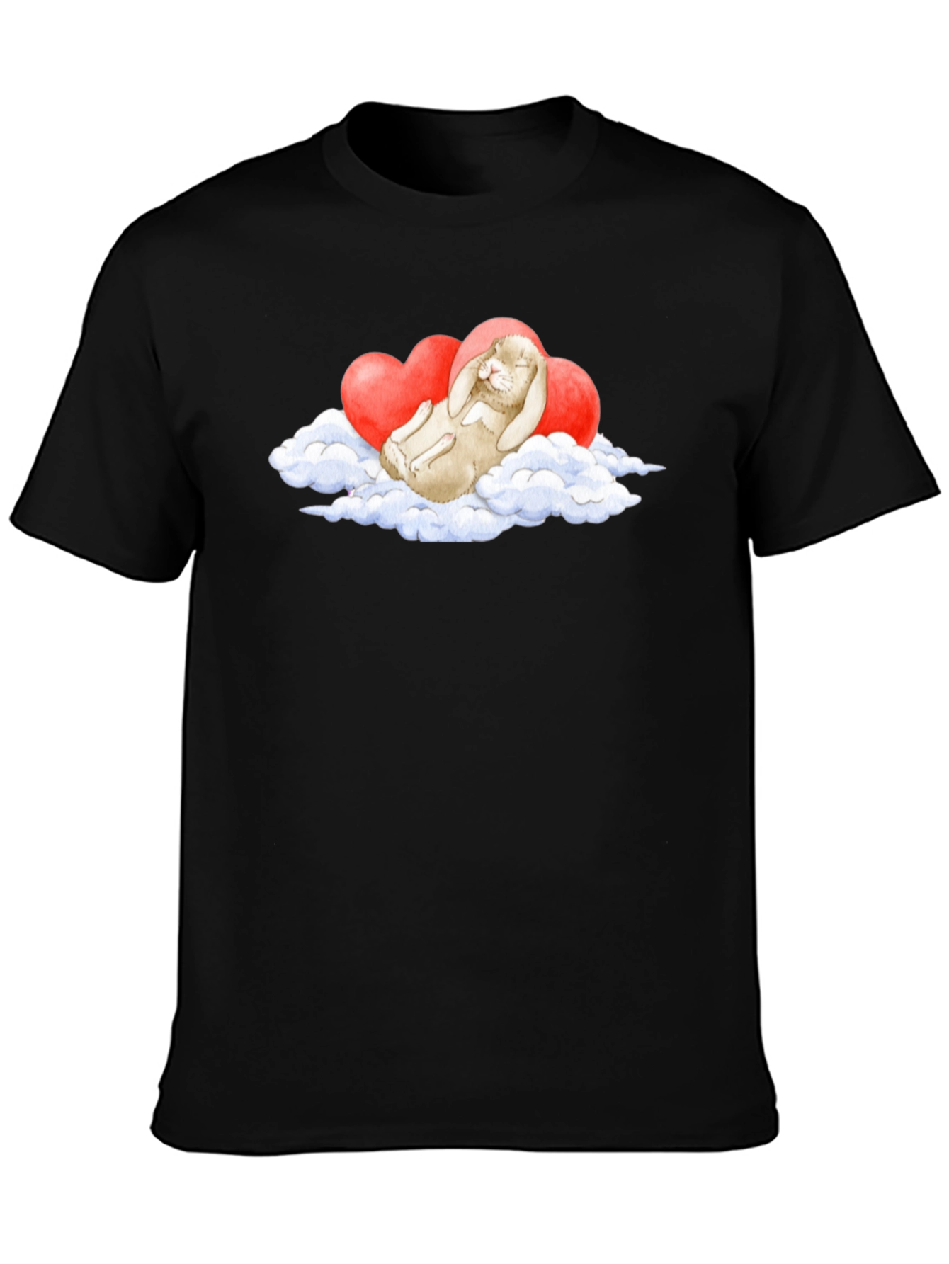 Cute Bunny Cloud Heart T-Shirt