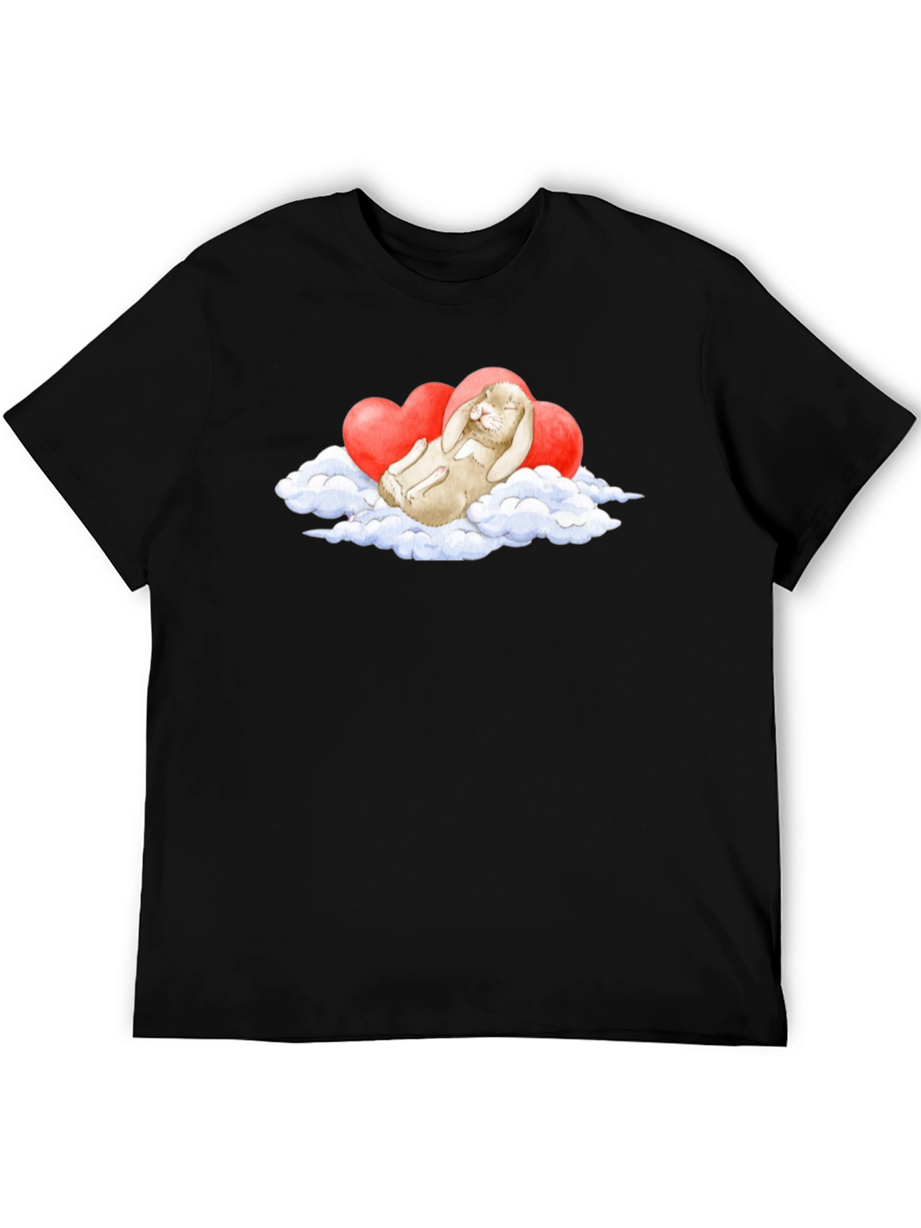 Cute Bunny Cloud Heart T-Shirt