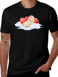 Cute Bunny Cloud Heart T-Shirt