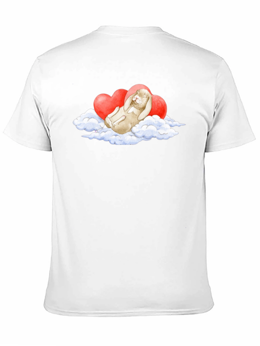 Cute Bunny Cloud Heart T-Shirt