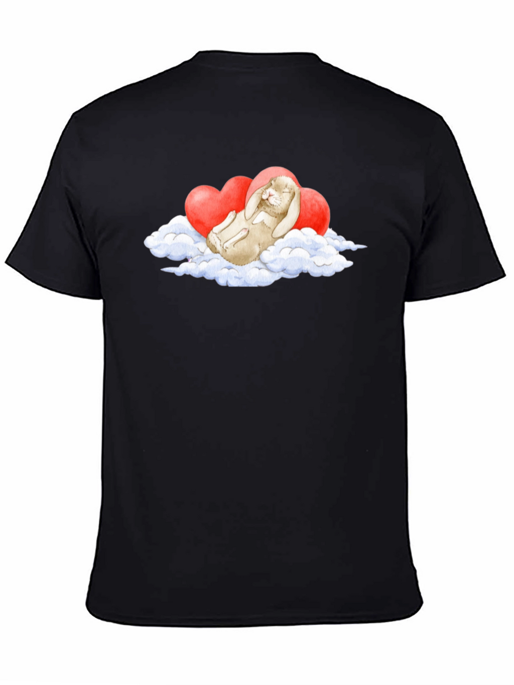 Cute Bunny Cloud Heart T-Shirt