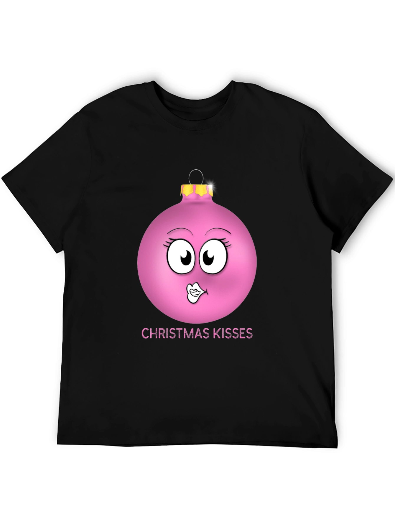 Christmas Kisses Ornament Graphic T-Shirt