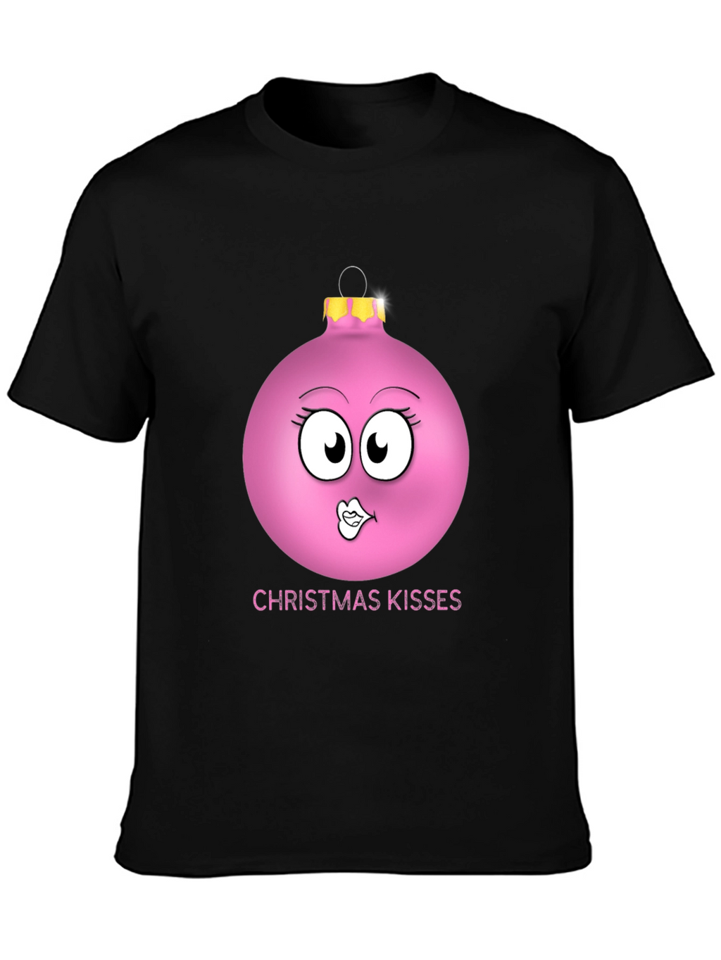 Christmas Kisses Ornament Graphic T-Shirt