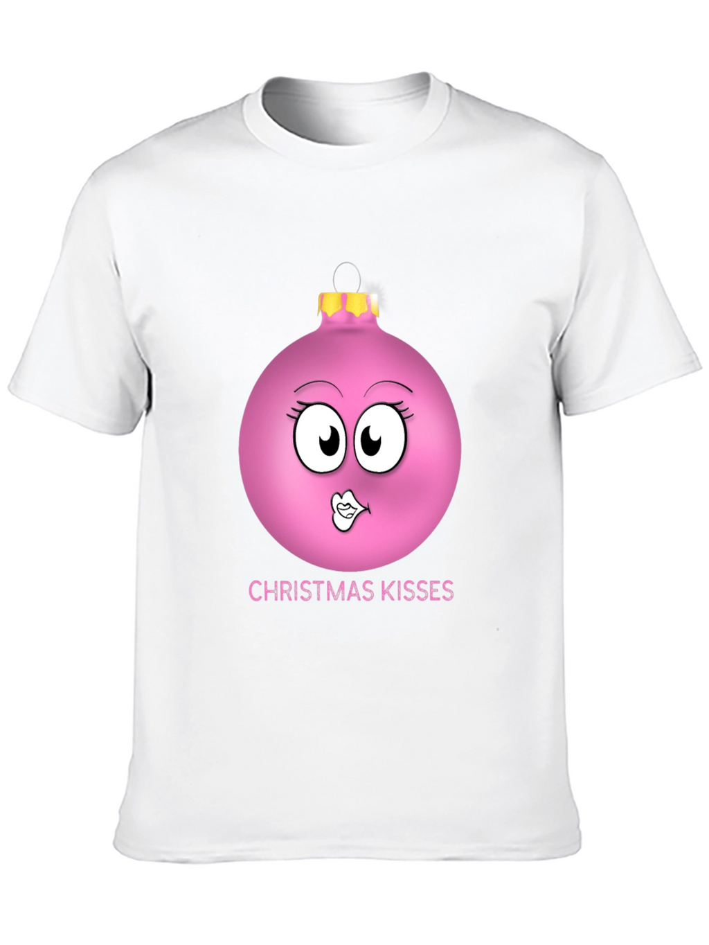 Christmas Kisses Ornament Graphic T-Shirt