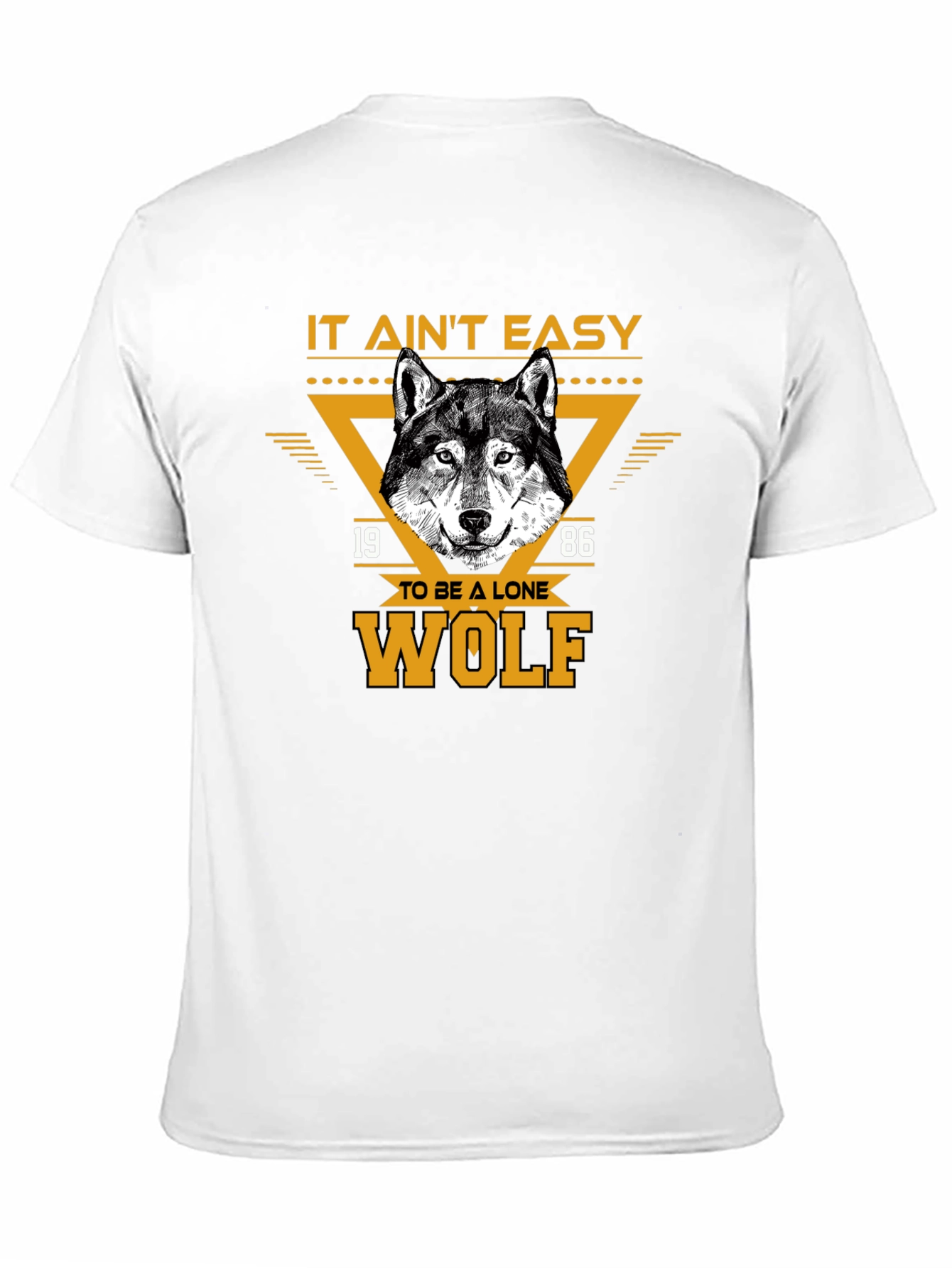 Lone Wolf Graphic Tee - Black T-Shirt