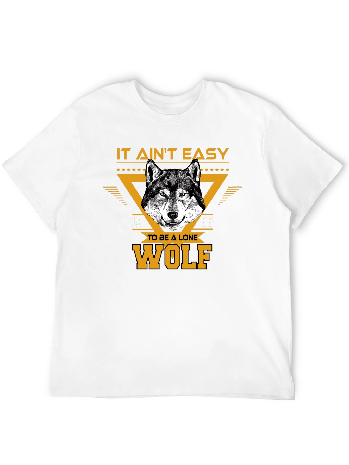 Lone Wolf Graphic Tee - Black T-Shirt