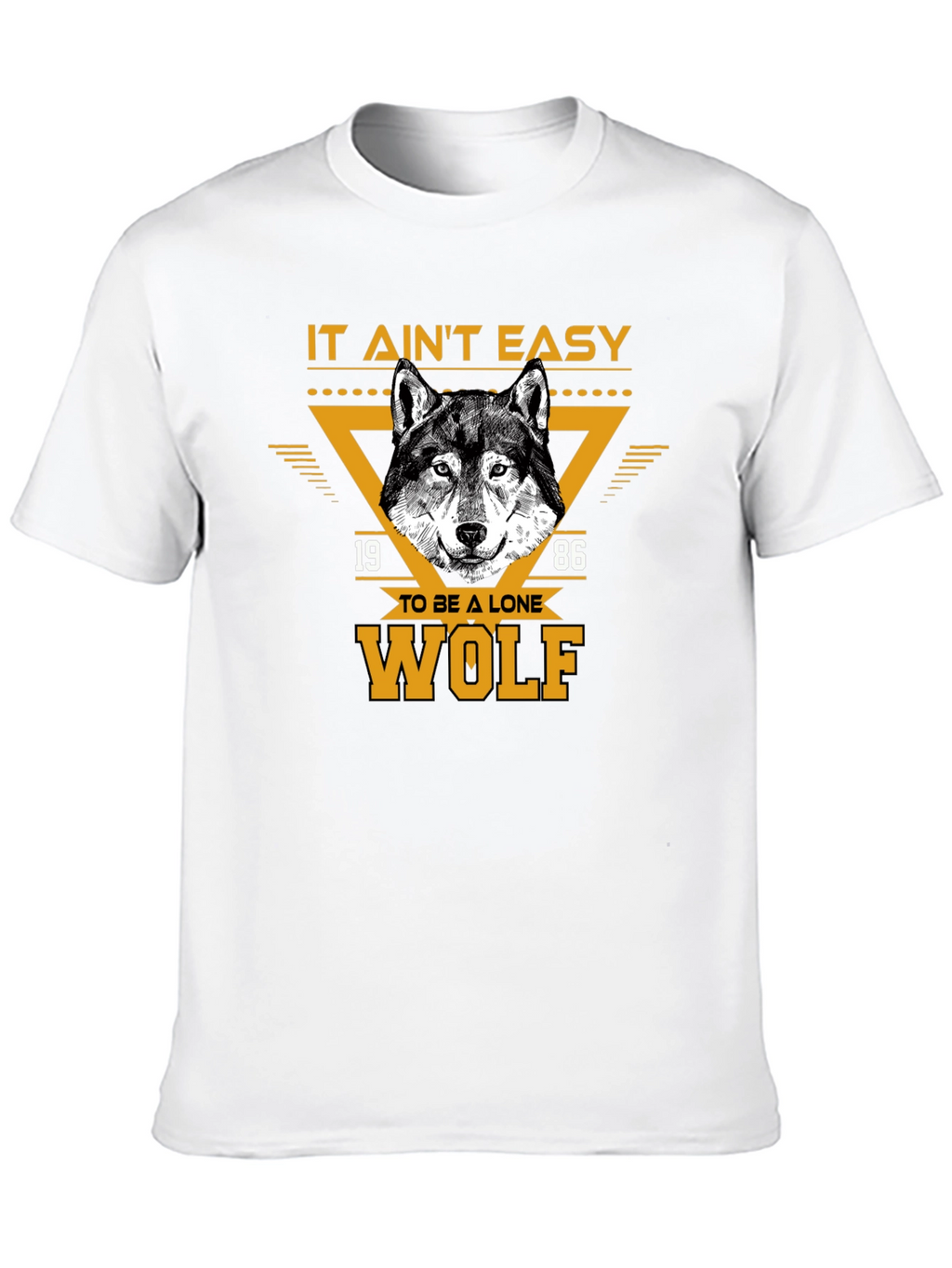 Lone Wolf Graphic Tee - Black T-Shirt