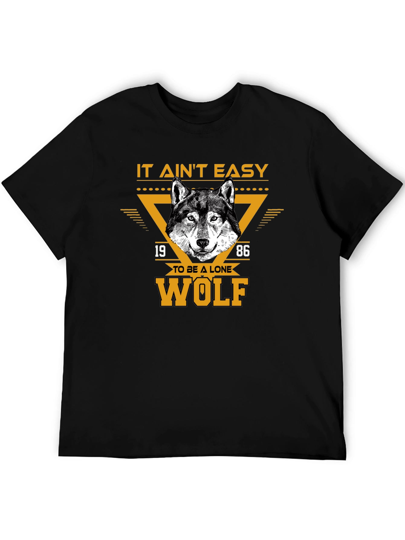 Lone Wolf Graphic Tee - Black T-Shirt