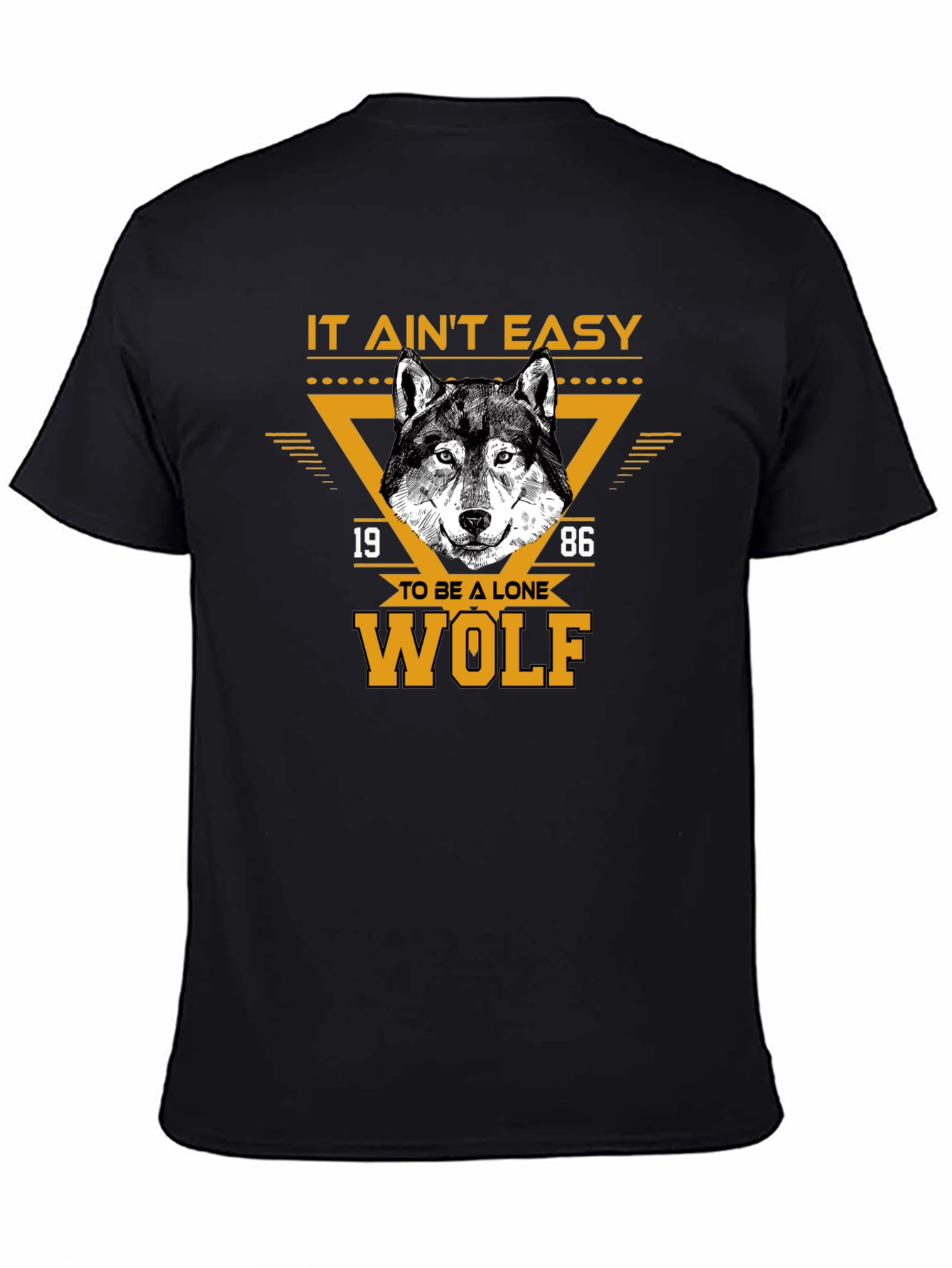Lone Wolf Graphic Tee - Black T-Shirt