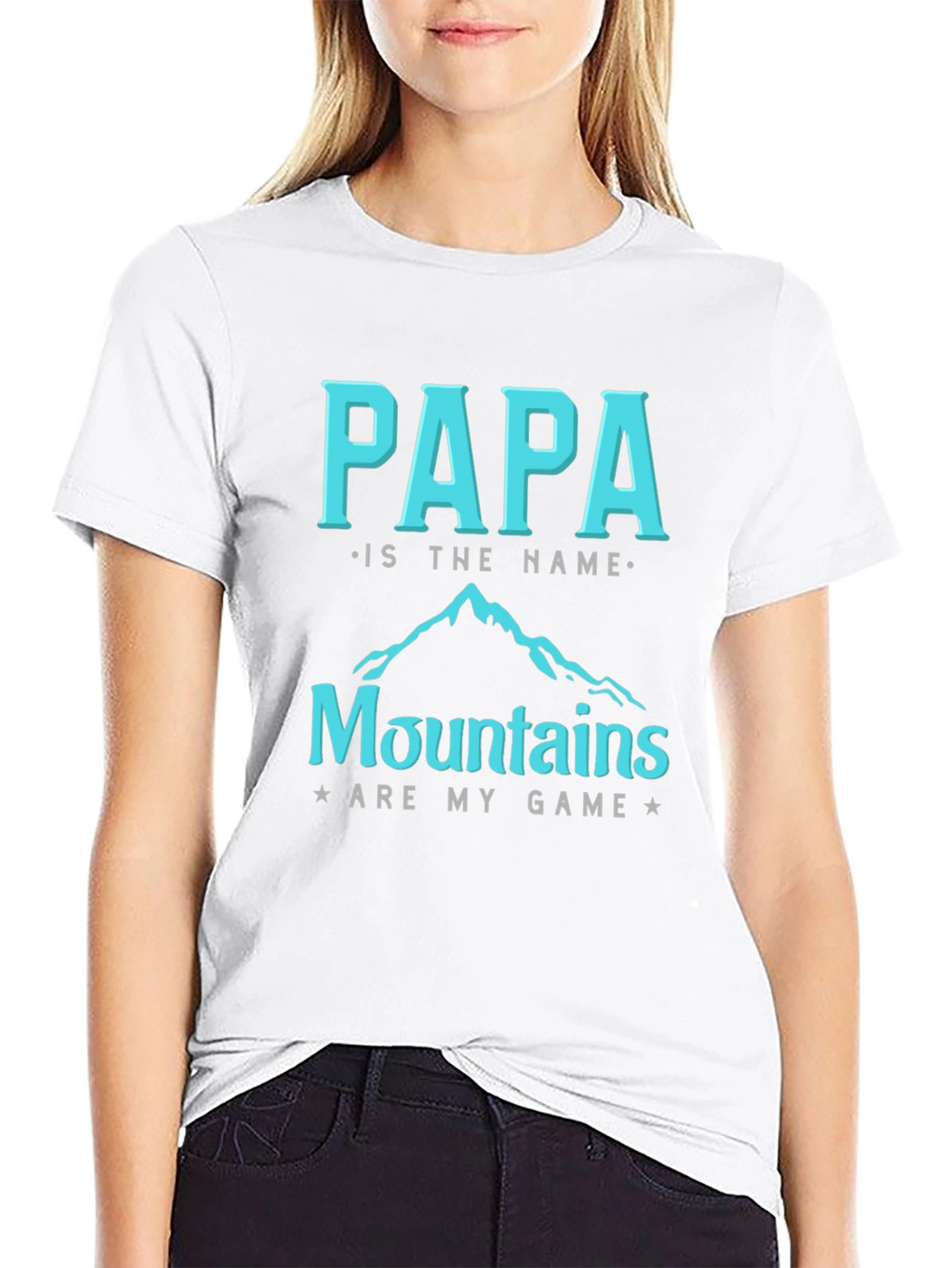 Papa Mountains Graphic T-Shirt