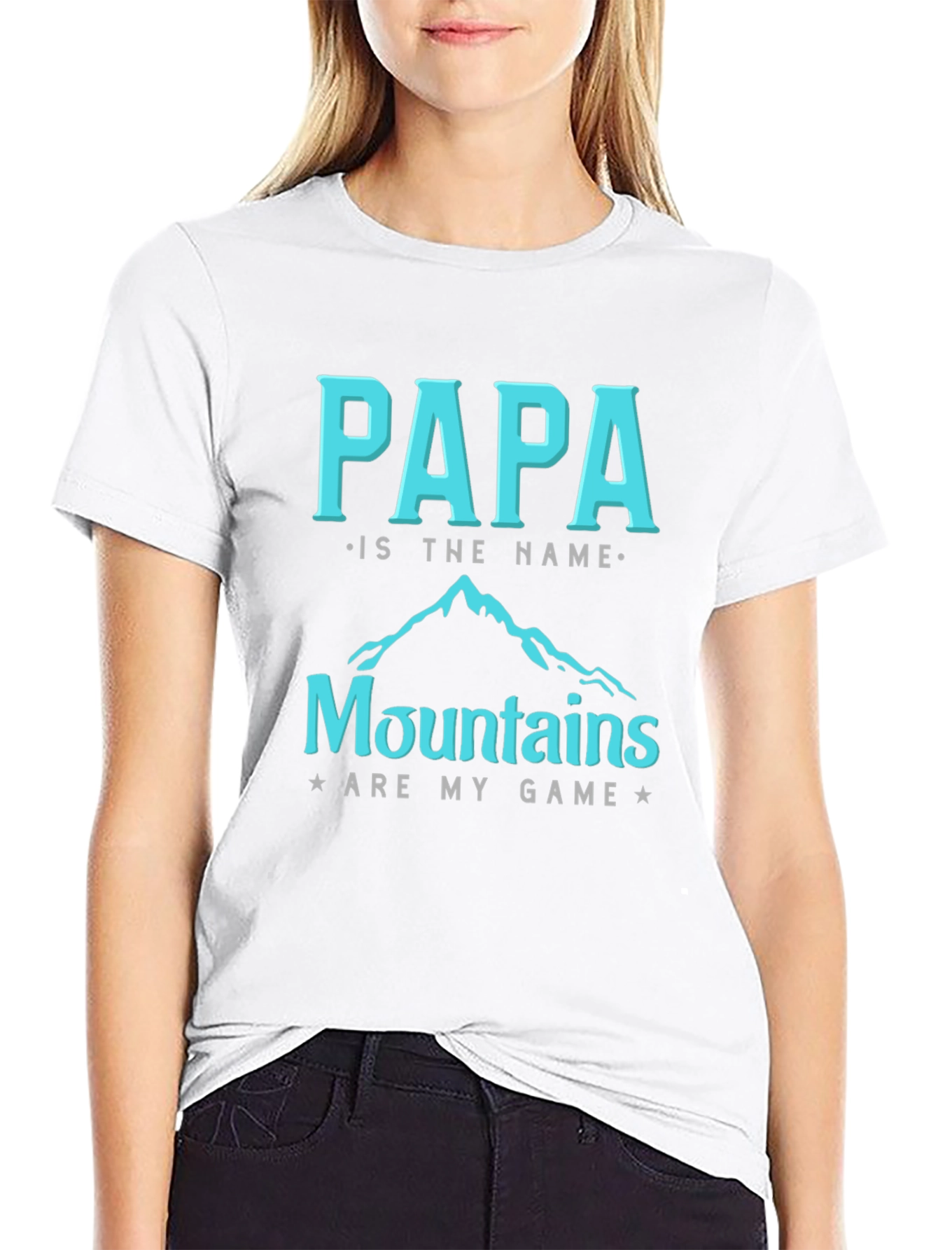 Papa Mountains Graphic T-Shirt