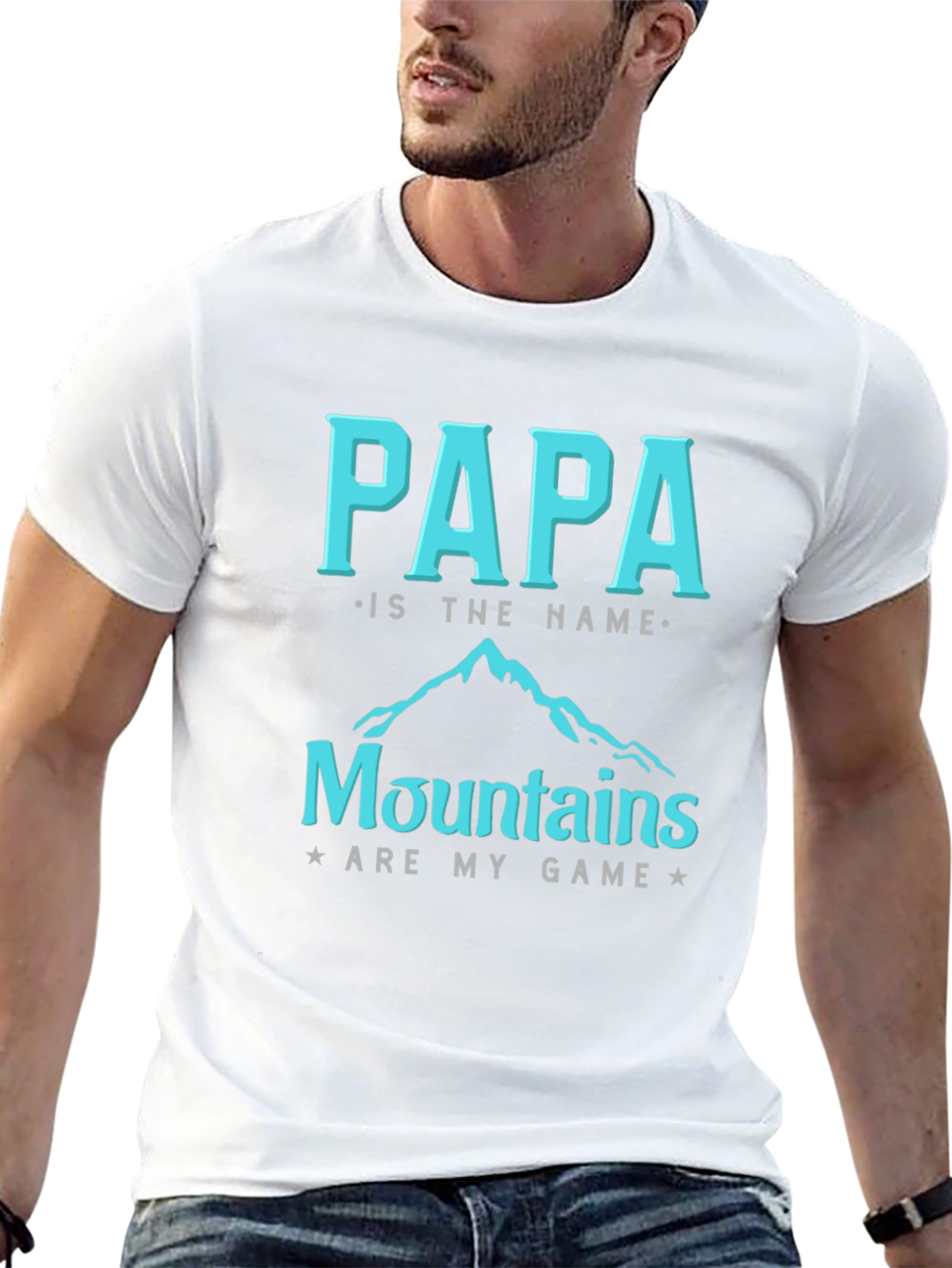 Papa Mountains Graphic T-Shirt