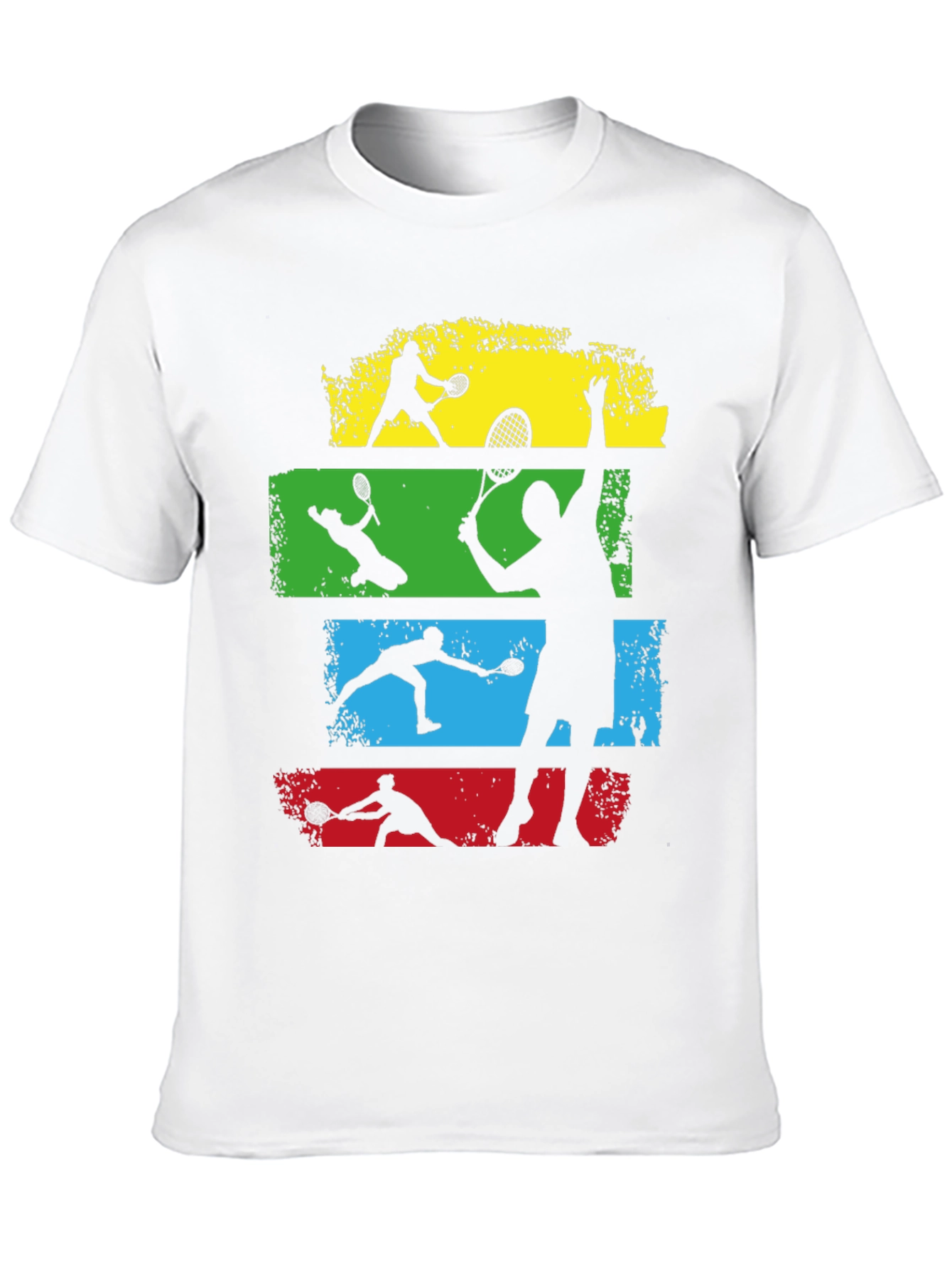 Pickleball Player Silhouette Graphic Tee