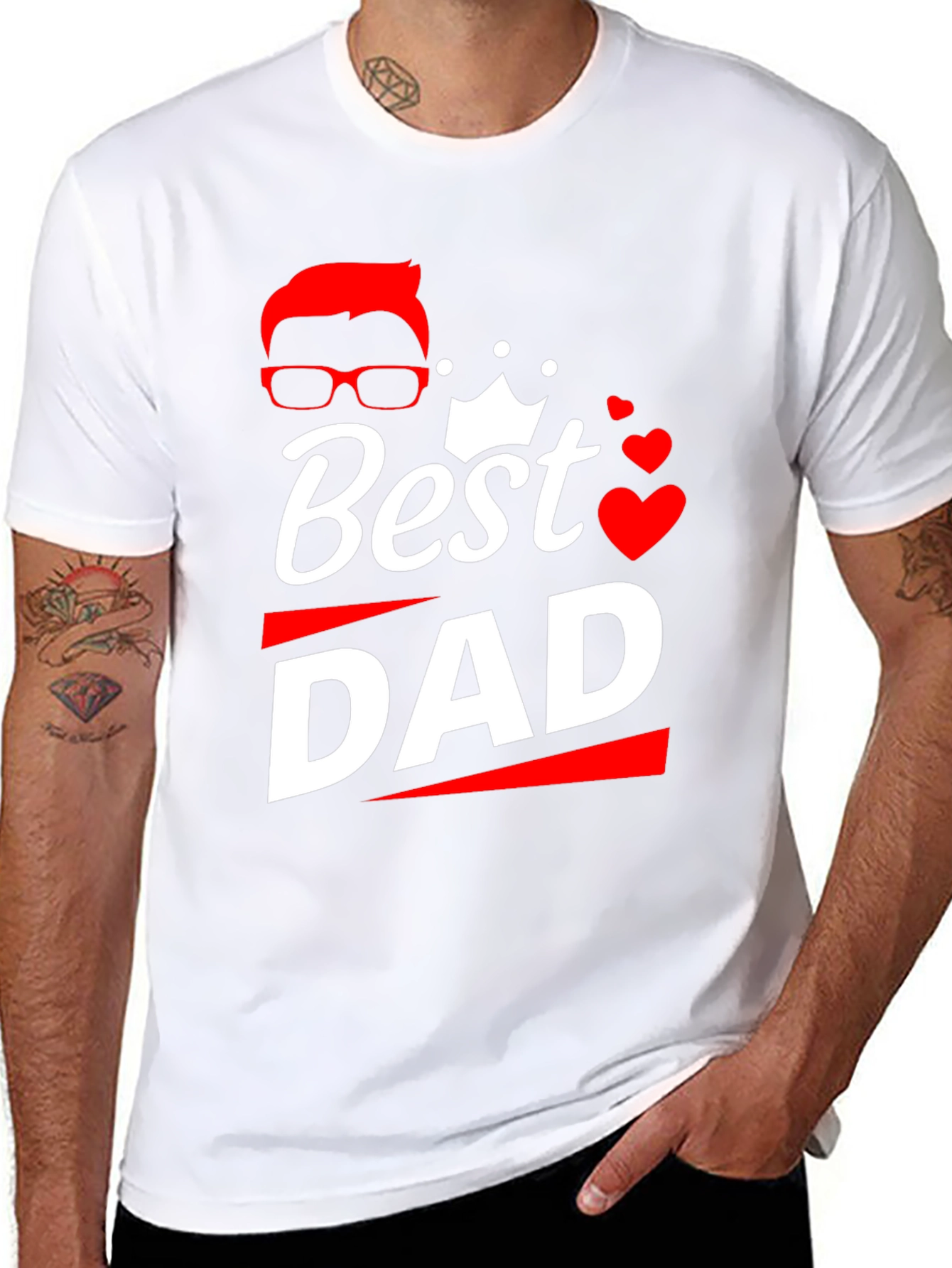 Best Dad Ever Graphic T-Shirt