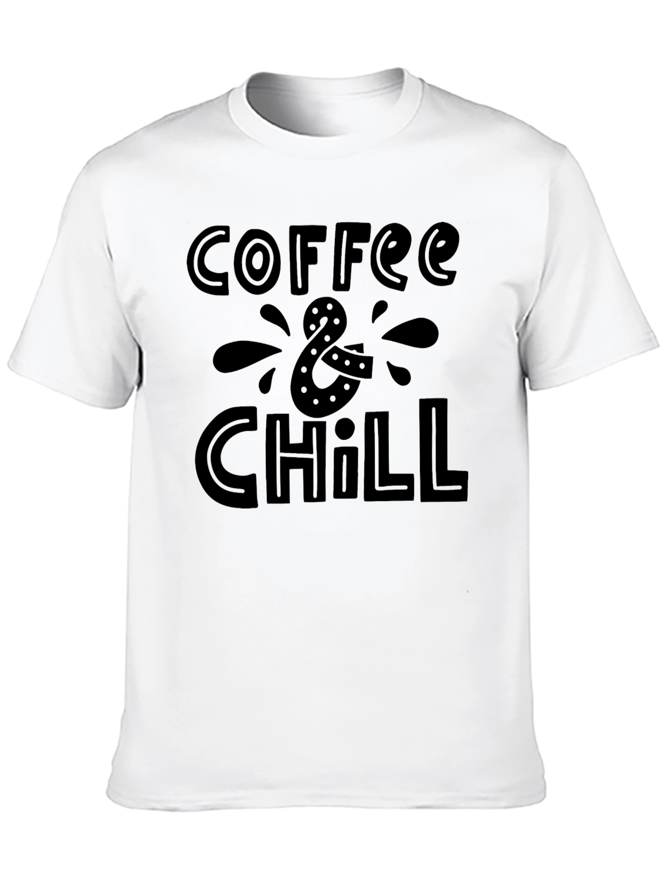 Coffee & Chill Graphic T-Shirt - Casual Comfort