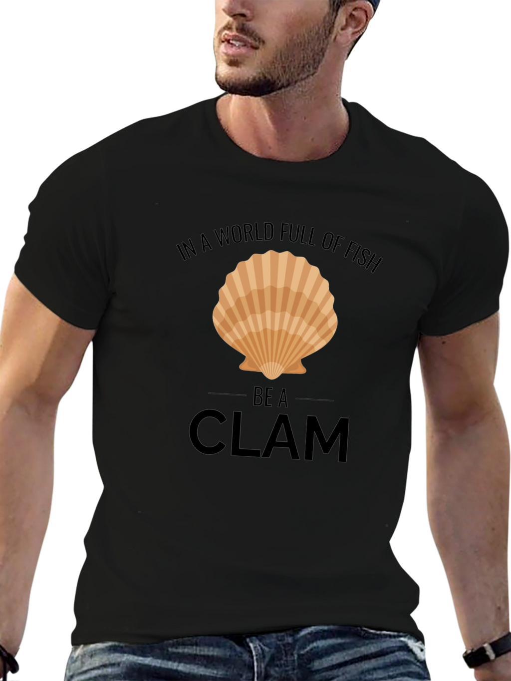 Be a Clam T-Shirt - Funny Graphic Tee