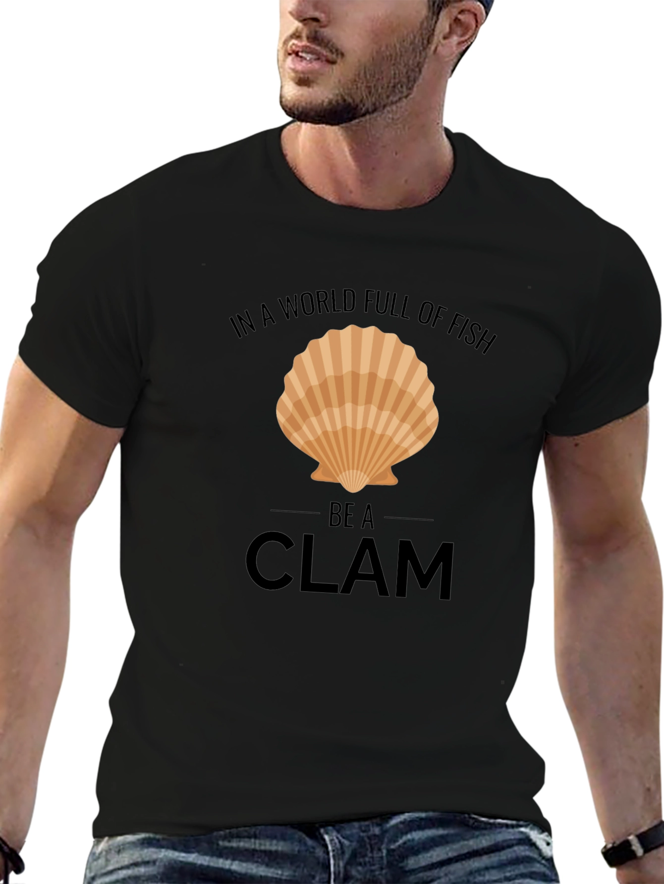 Be a Clam T-Shirt - Funny Graphic Tee