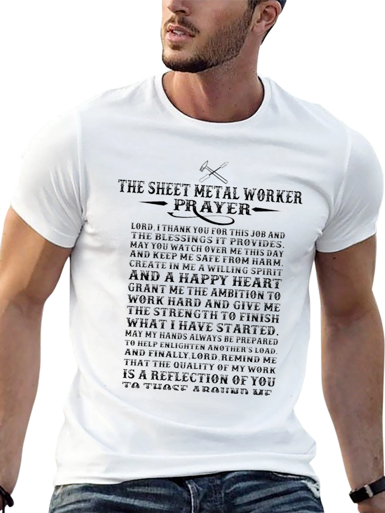 Sheet Metal Worker Prayer T-Shirt