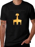Be Kind Giraffe T-Shirt - Unisex Crew Neck