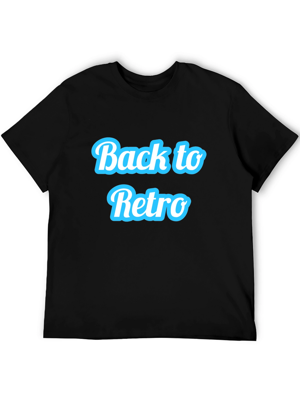 Back to Retro Black Graphic Tee