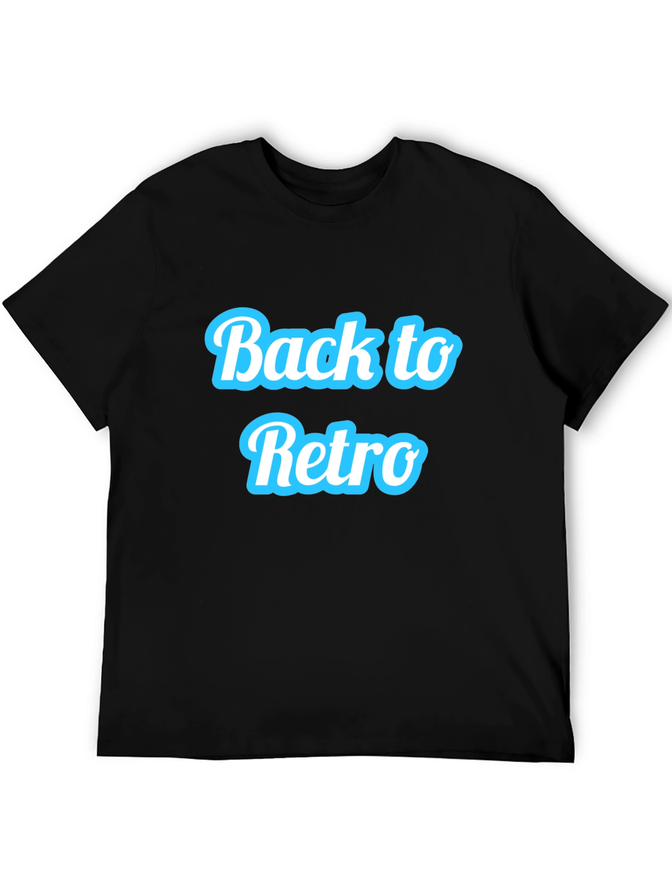 Back to Retro Black Graphic Tee