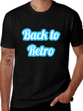 Back to Retro Black Graphic Tee