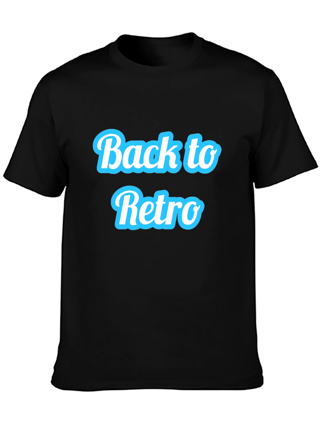 Back to Retro Black Graphic Tee