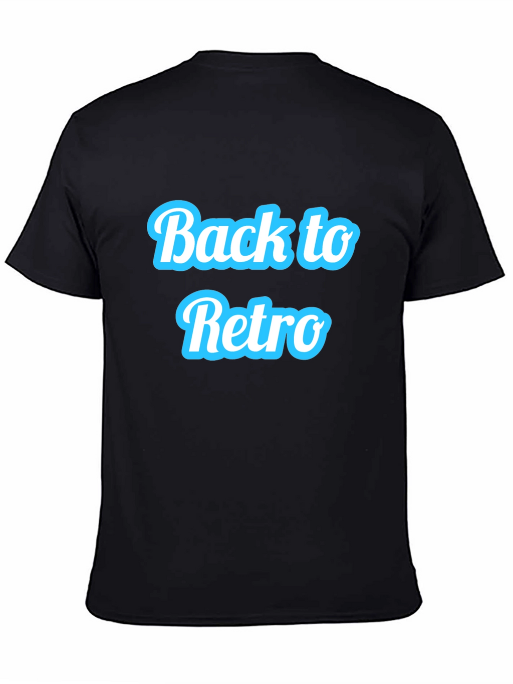 Back to Retro Black Graphic Tee