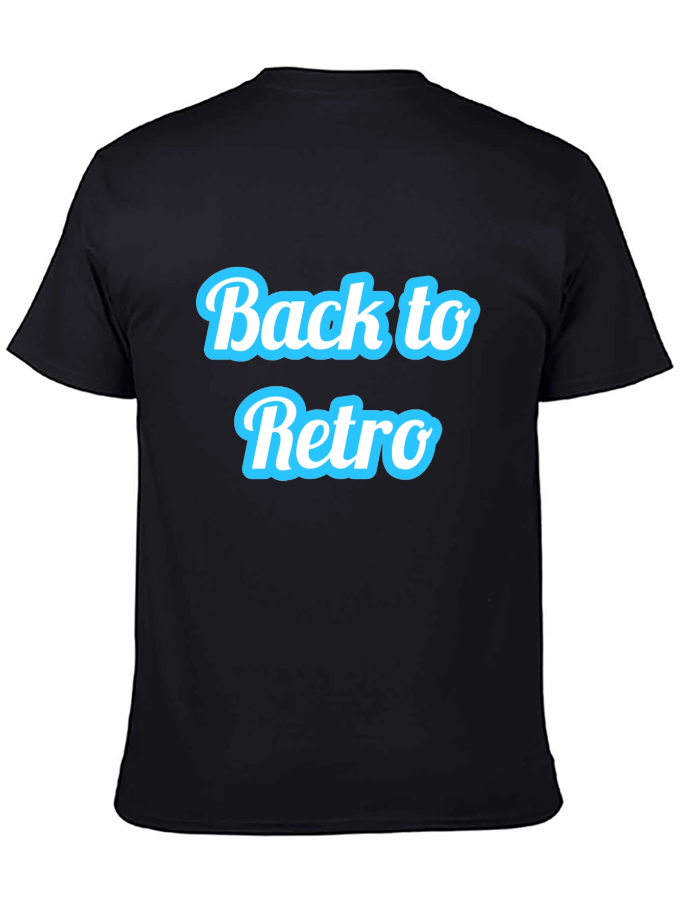 Back to Retro Black Graphic Tee