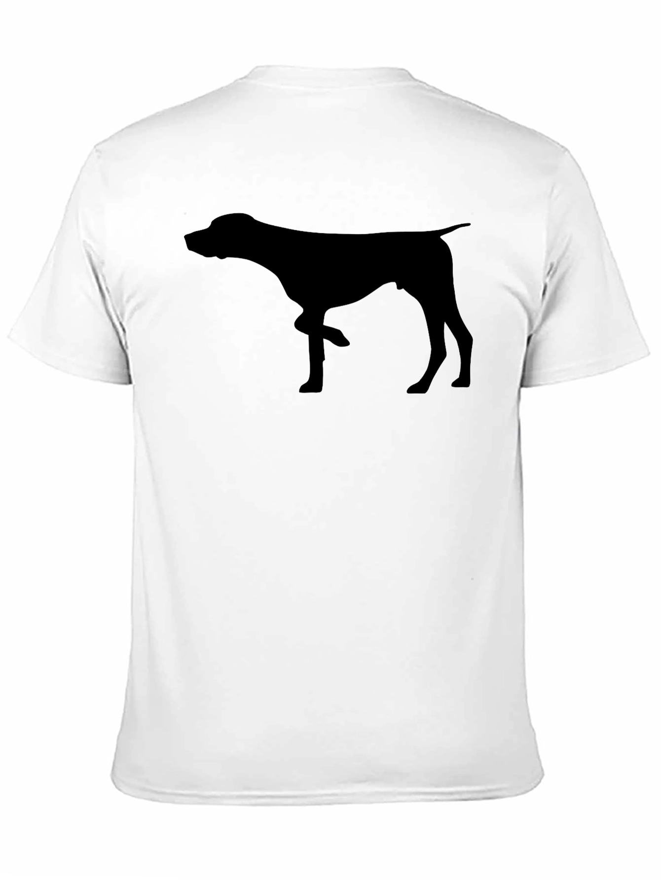 Pointer Dog Silhouette Graphic T-Shirt