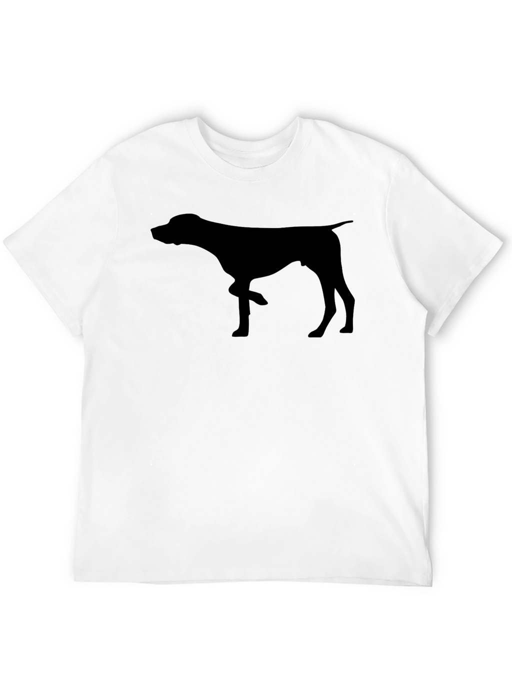 Pointer Dog Silhouette Graphic T-Shirt