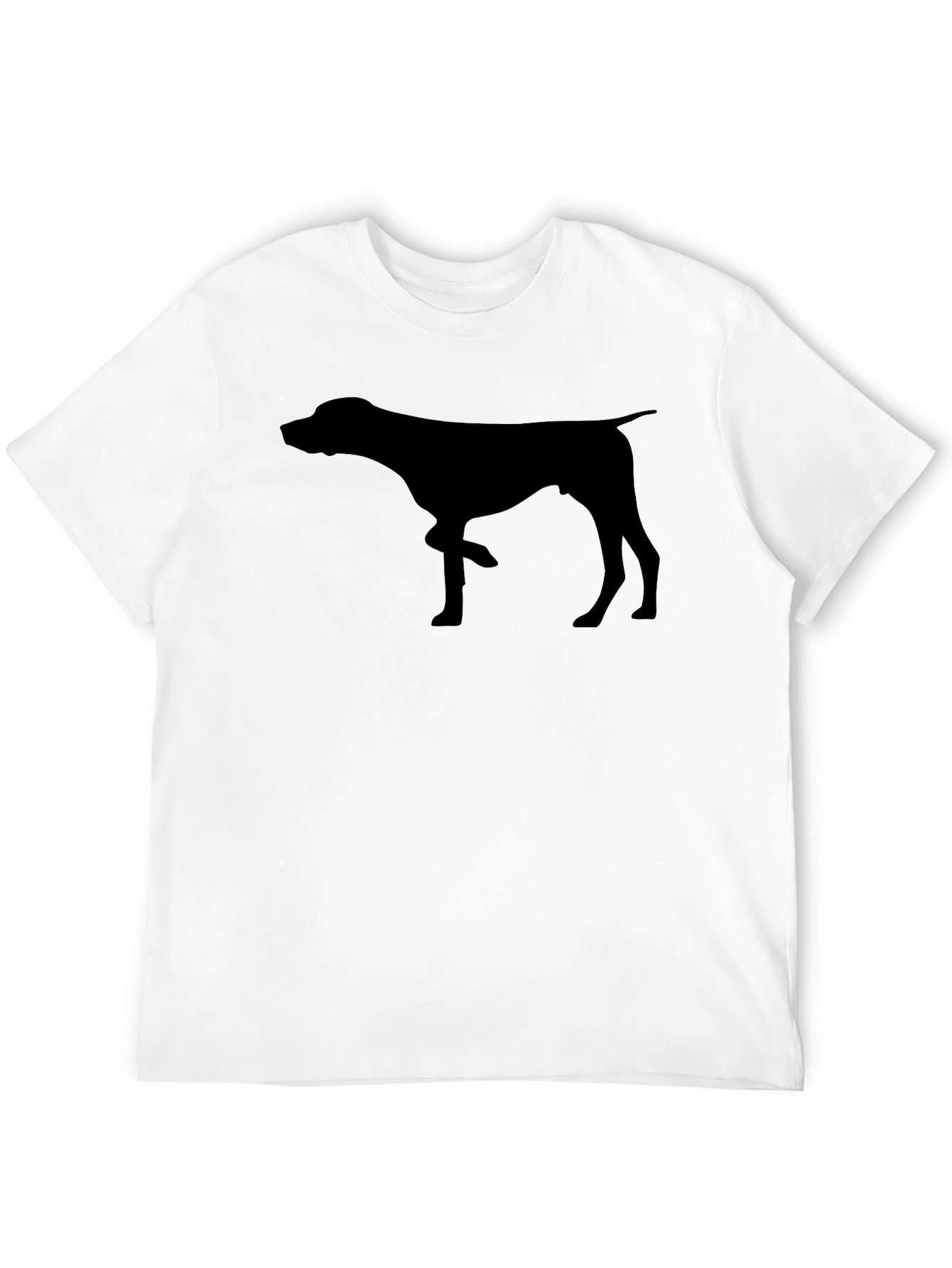 Pointer Dog Silhouette Graphic T-Shirt