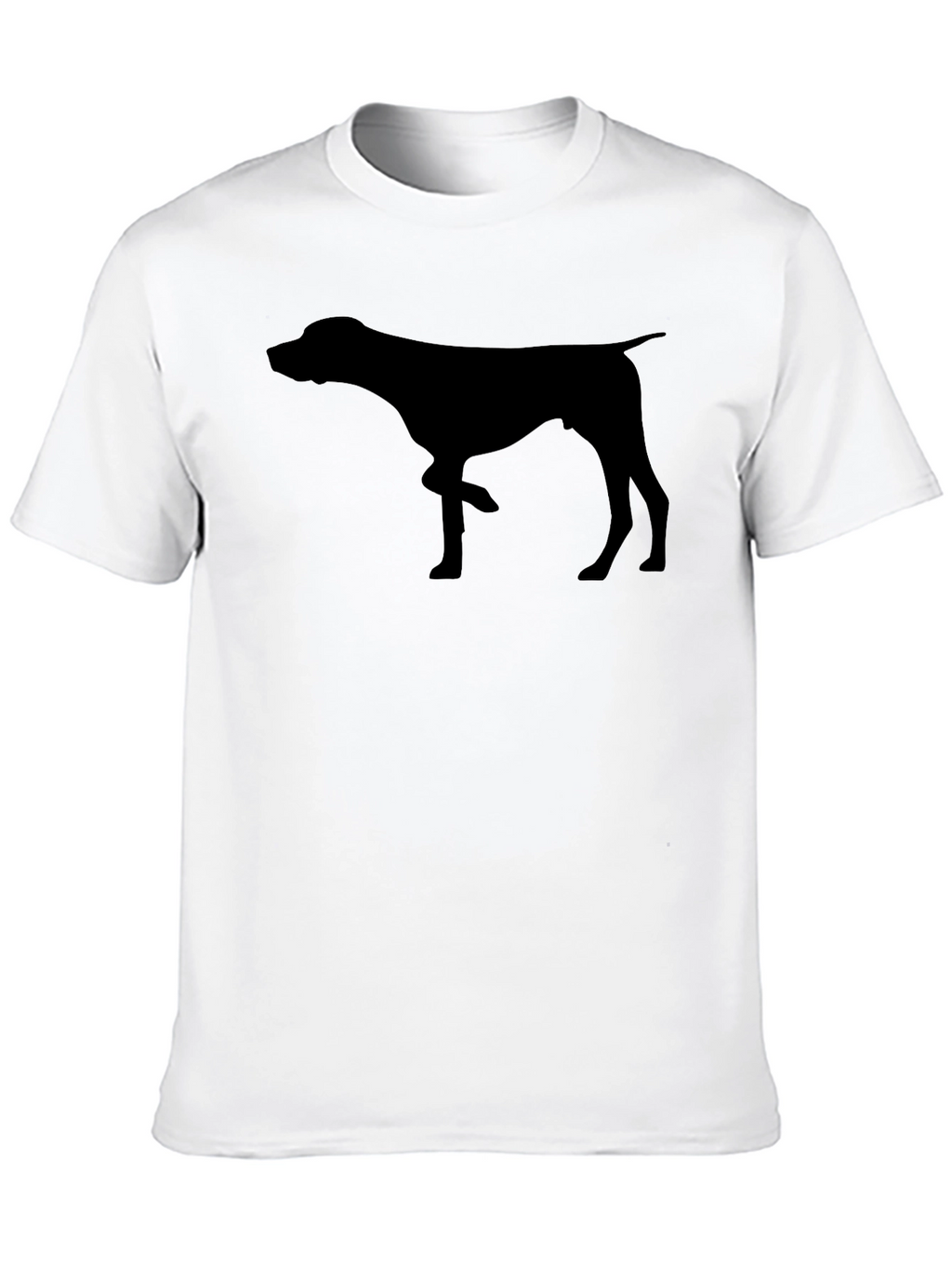 Pointer Dog Silhouette Graphic T-Shirt