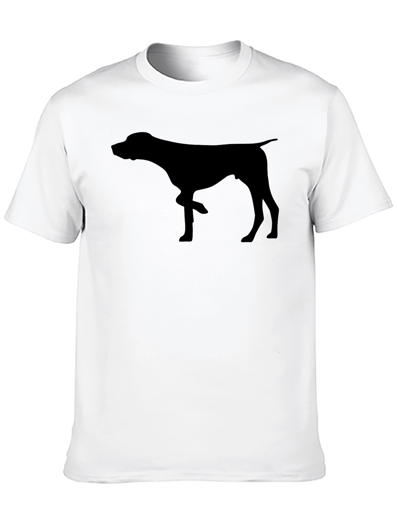 Pointer Dog Silhouette Graphic T-Shirt
