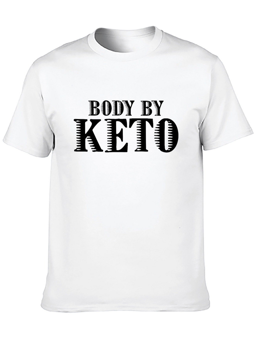 Body By Keto Black Graphic T-Shirt