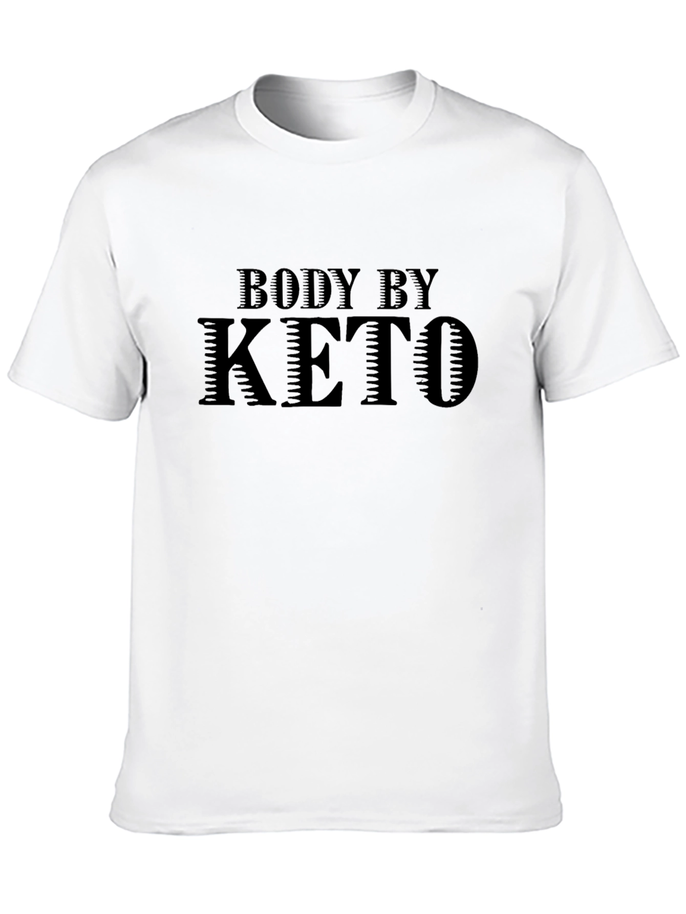 Body By Keto Black Graphic T-Shirt