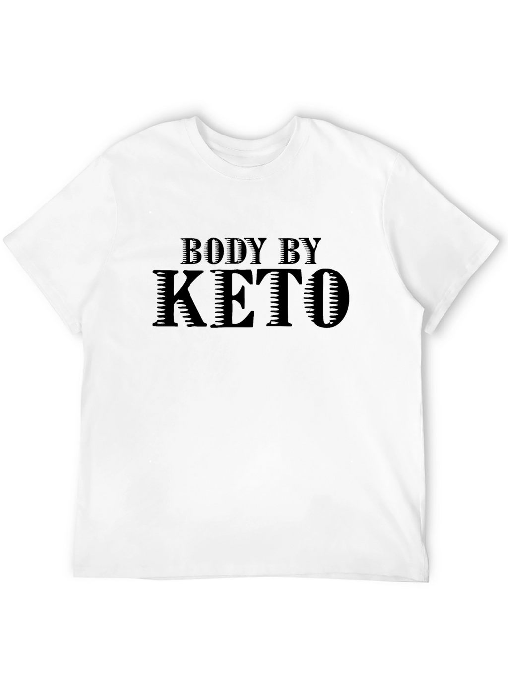 Body By Keto Black Graphic T-Shirt