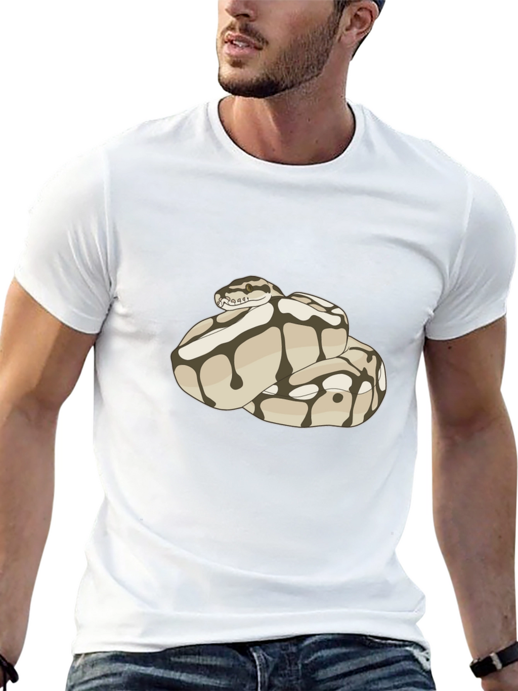 Snake Graphic T-Shirt - Reptile Lover Tee