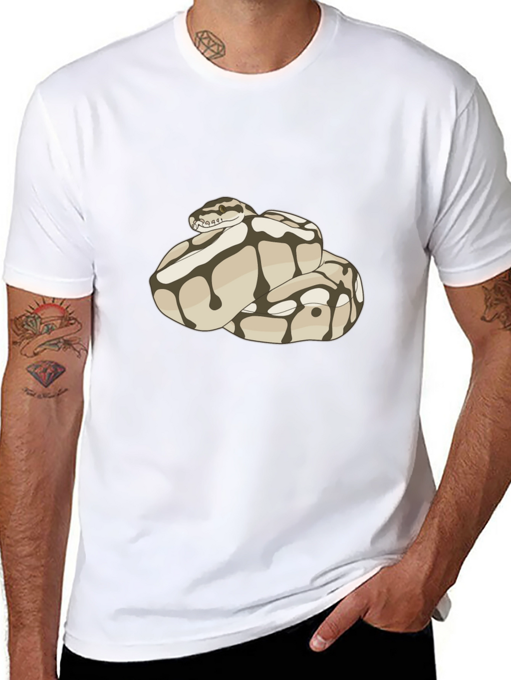 Snake Graphic T-Shirt - Reptile Lover Tee