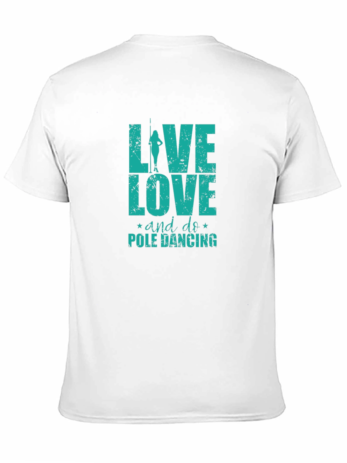 Live Love Pole Dance Black Graphic Tee