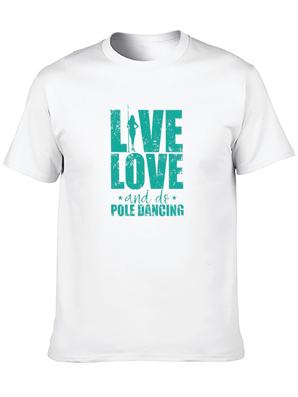 Live Love Pole Dance Black Graphic Tee