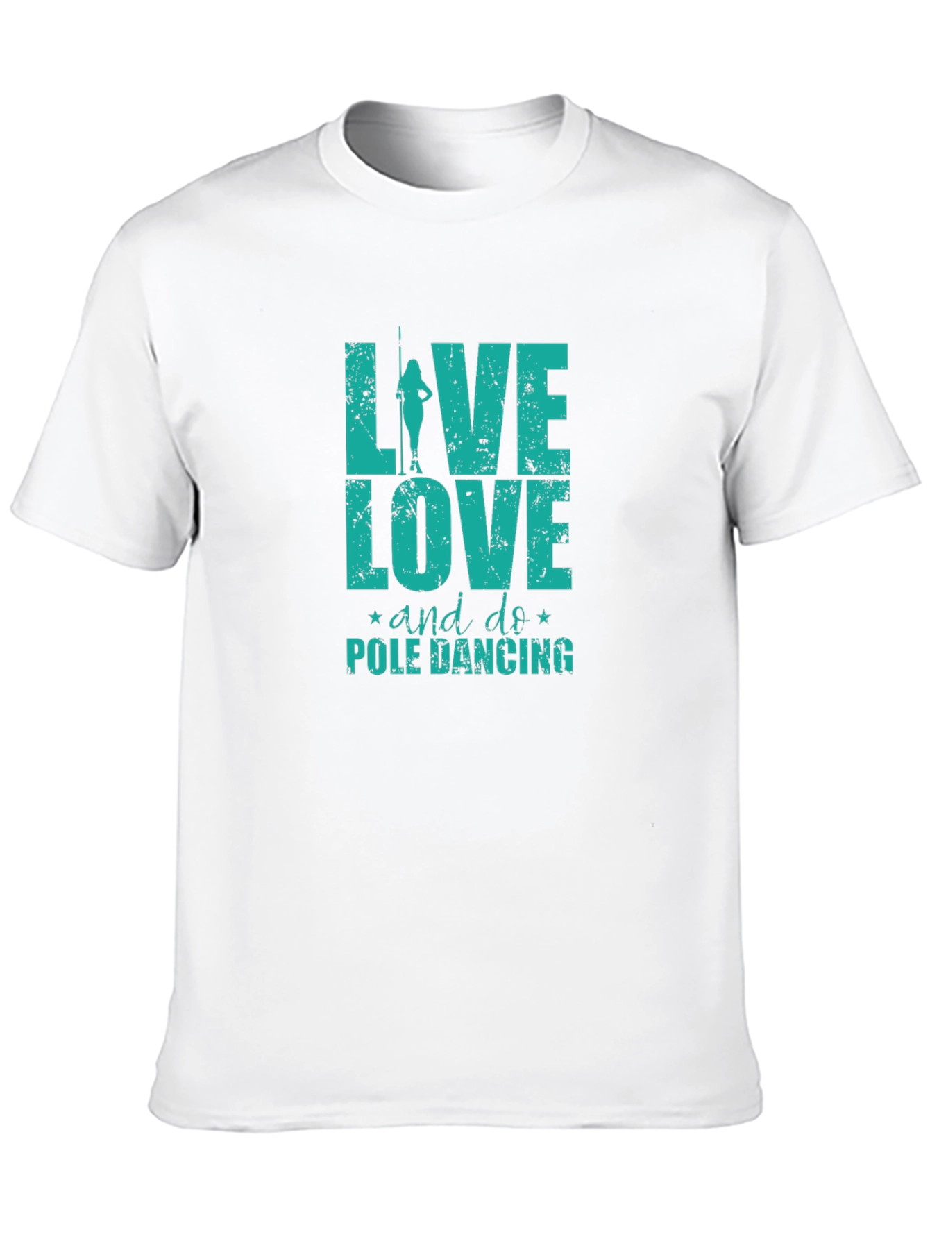 Live Love Pole Dance Black Graphic Tee
