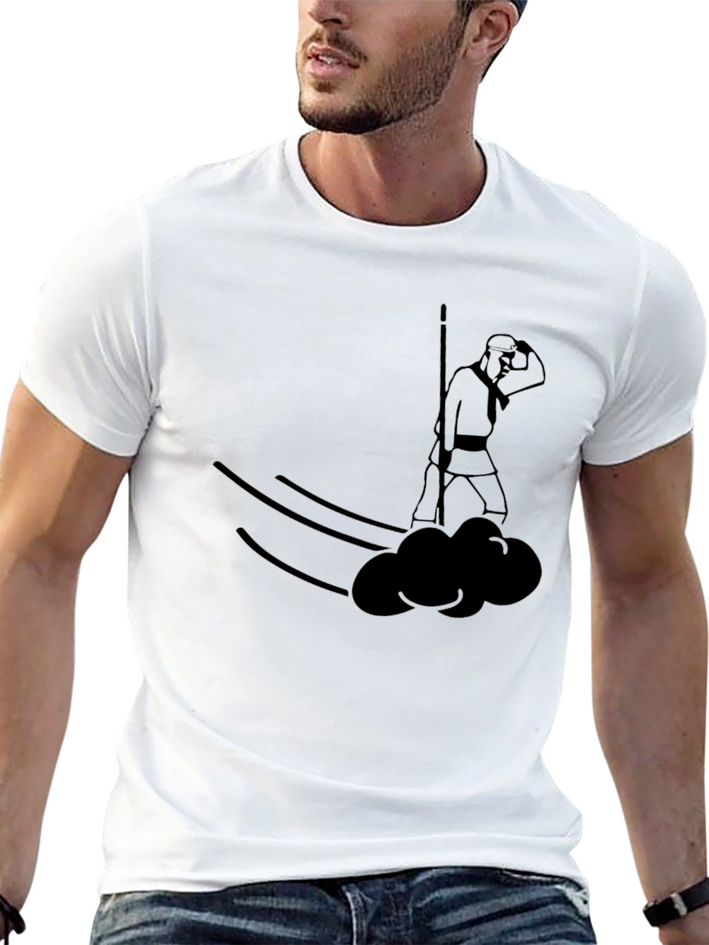 Cloud Rider Tee - Unique Graphic T-Shirt