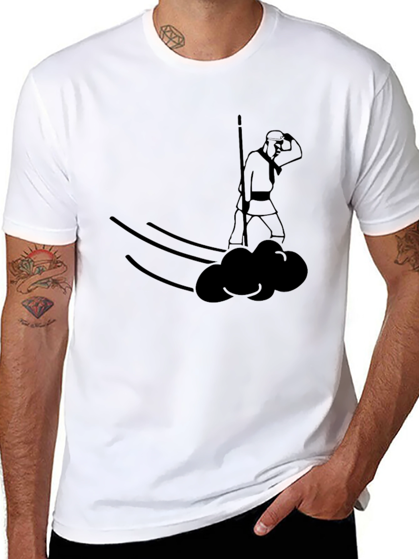 Cloud Rider Tee - Unique Graphic T-Shirt