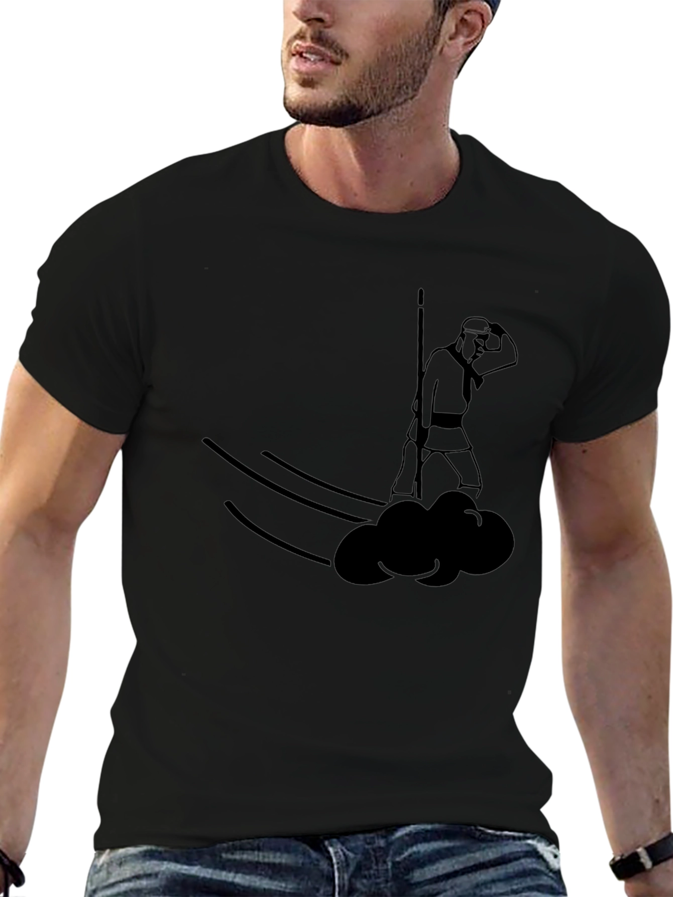 Cloud Rider Tee - Unique Graphic T-Shirt