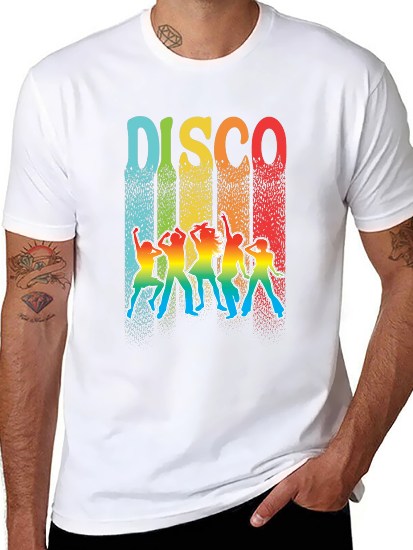 Retro Disco Dancer T-Shirt - 70s Style Tee