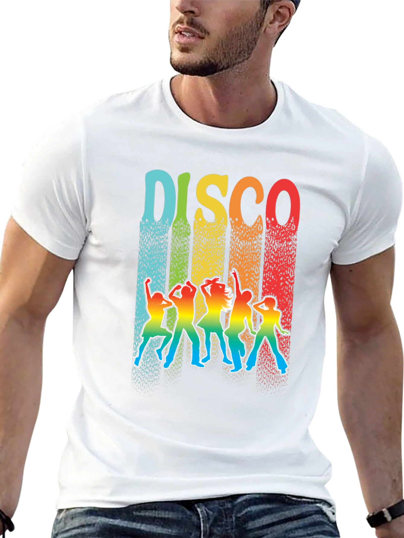 Retro Disco Dancer T-Shirt - 70s Style Tee