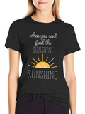Be The Sunshine Graphic Tee - Inspirational T-Shirt